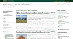 Desktop Screenshot of ag.ndsu.edu